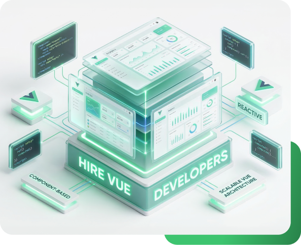 hire vue developers hero image
